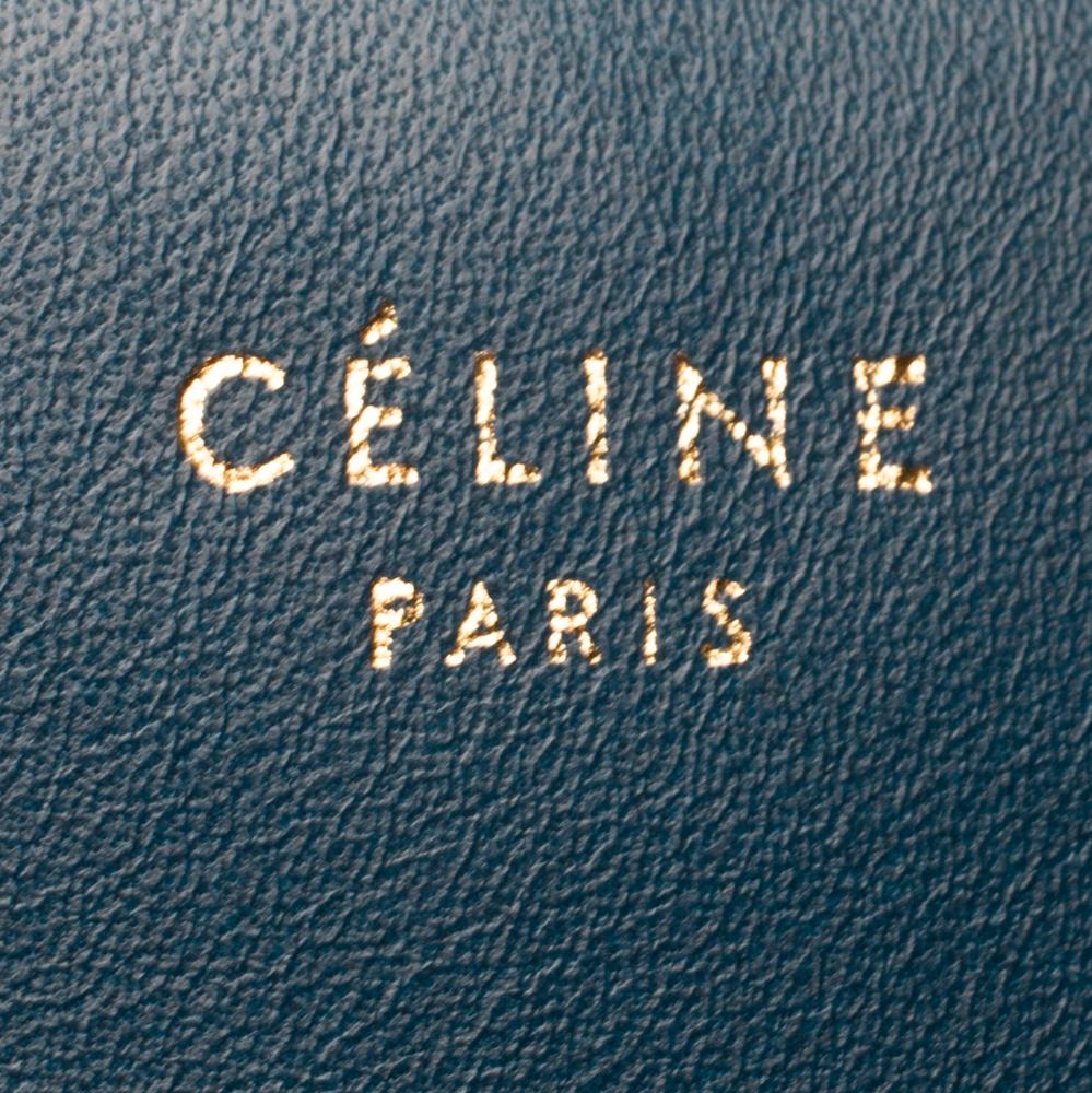 Women's Celine Tricolor Leather Medium Edge Bag