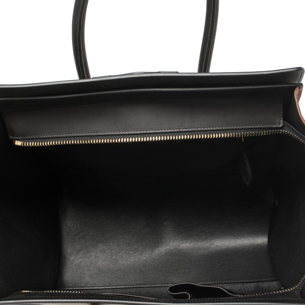 Celine Tricolor Leather Mini Luggage Tote For Sale at 1stDibs | celine ...