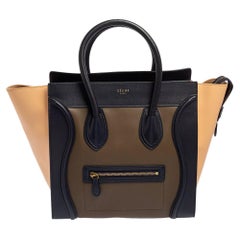 Celine - Mini sac cabas en cuir tricolore pour bagages