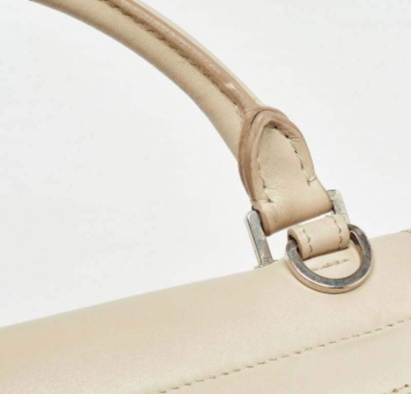 Celine Tricolor Ledertasche mit kleinem Trapezgriff oben im Angebot 2