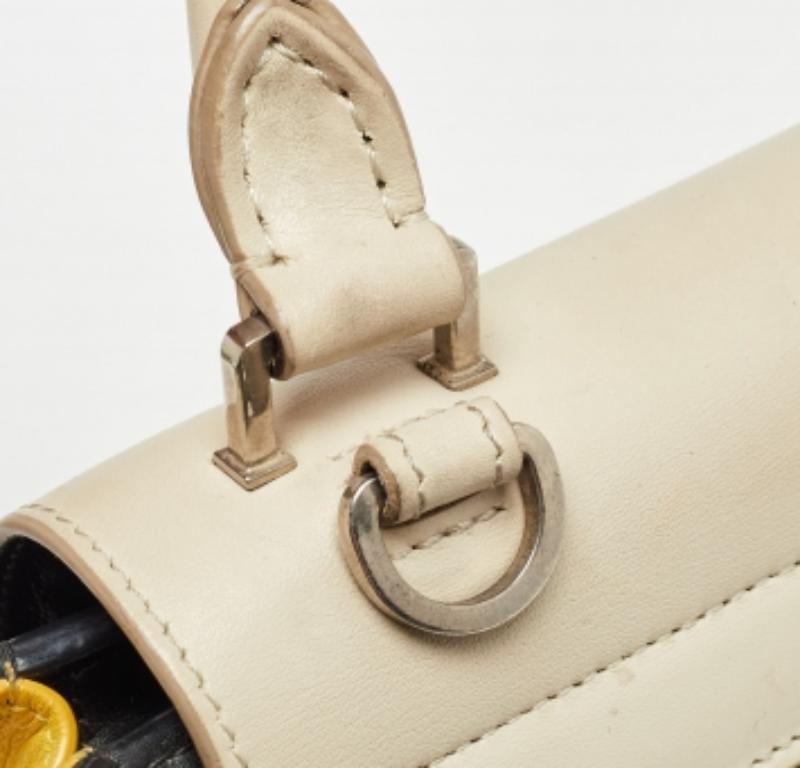 Celine Tricolor Ledertasche mit kleinem Trapezgriff oben im Angebot 3