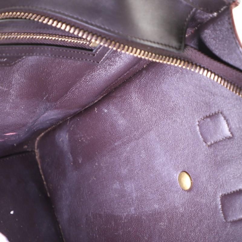 Celine Tricolor Luggage Bag Leather Micro 5
