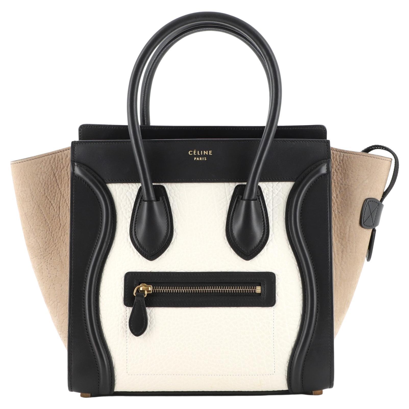 celine paris canvas tote bolsa