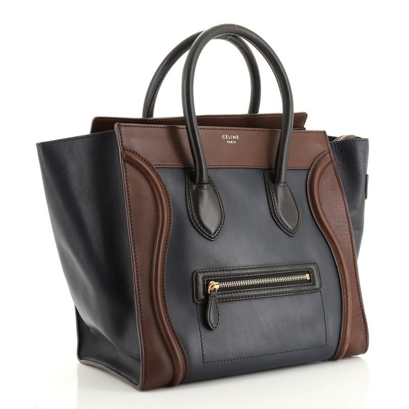 celine tricolor luggage bag