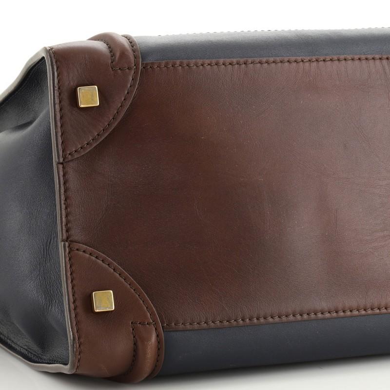 Celine Tricolor Luggage Bag Leather Mini 1