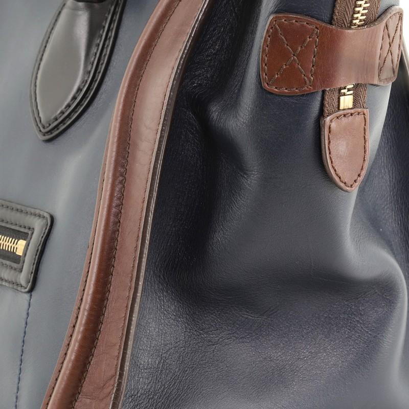 Celine Tricolor Luggage Bag Leather Mini 4
