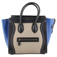 Celine Tricolor Luggage Bag Leather Mini