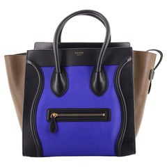 Celine Tricolor Luggage Bag Leather Mini
