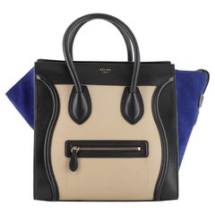 Celine Tricolor Luggage Bag Leather Mini