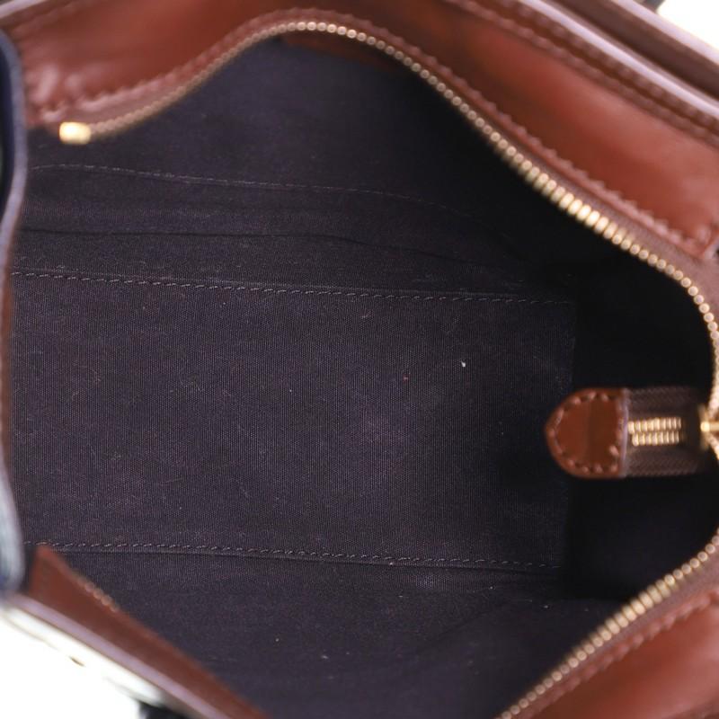 Women's or Men's Celine Tricolor Luggage Bag Leather Nano
