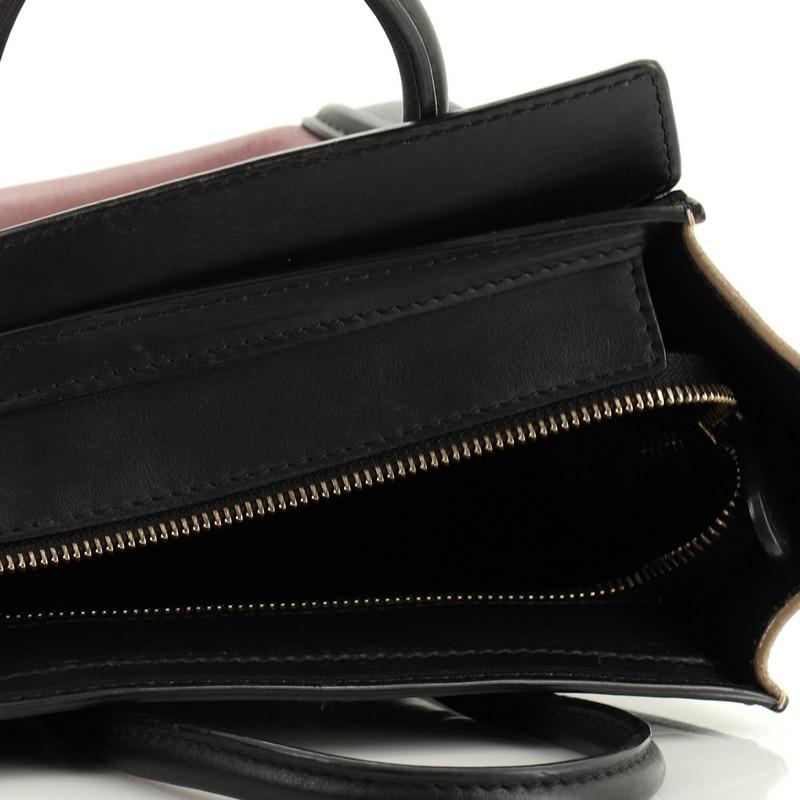 Celine Tricolor Luggage Bag Leather Nano  2