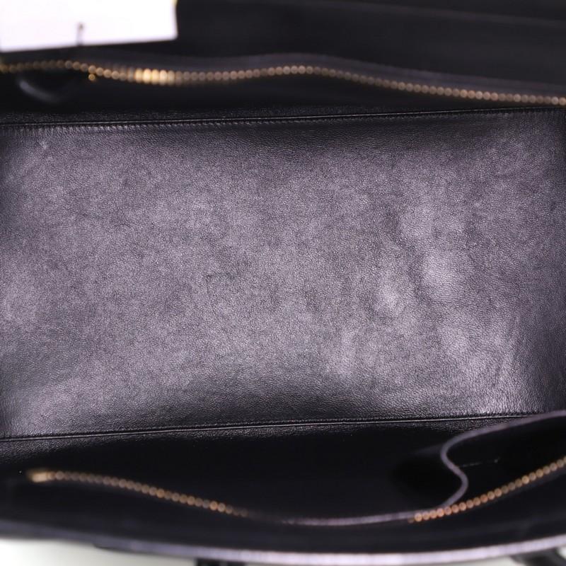 Celine Tricolor Luggage Bag Suede Mini In Good Condition In NY, NY