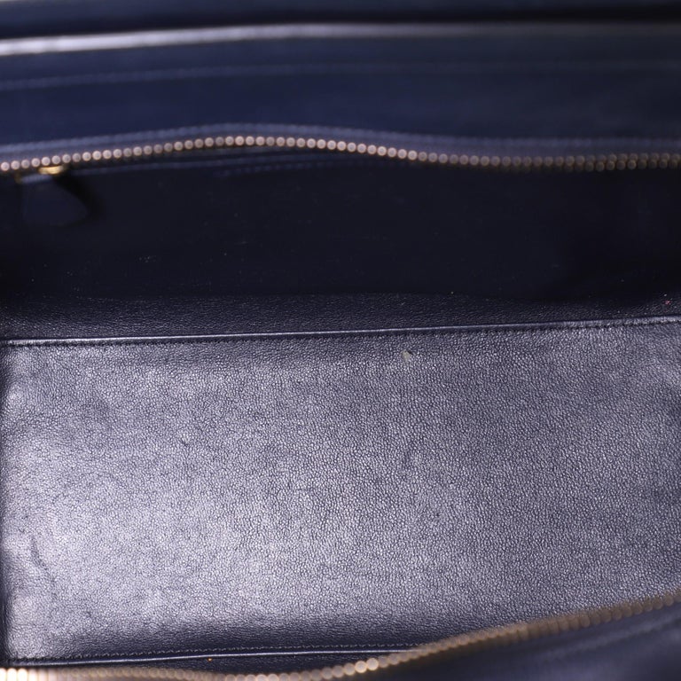 Celine Tricolor Luggage Handbag Leather Micro at 1stDibs