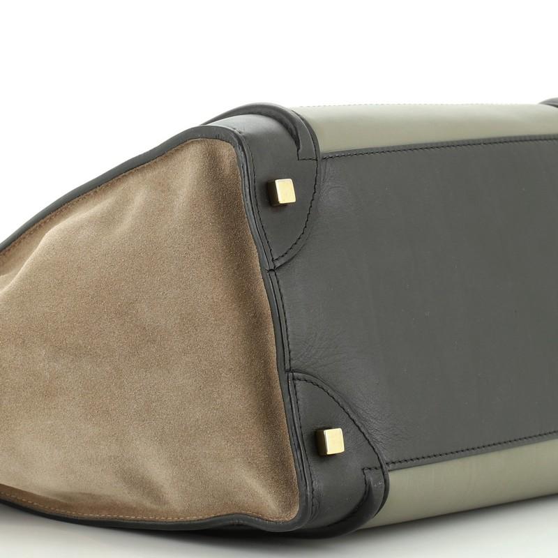 Celine Tricolor Luggage Handbag Leather Mini 1