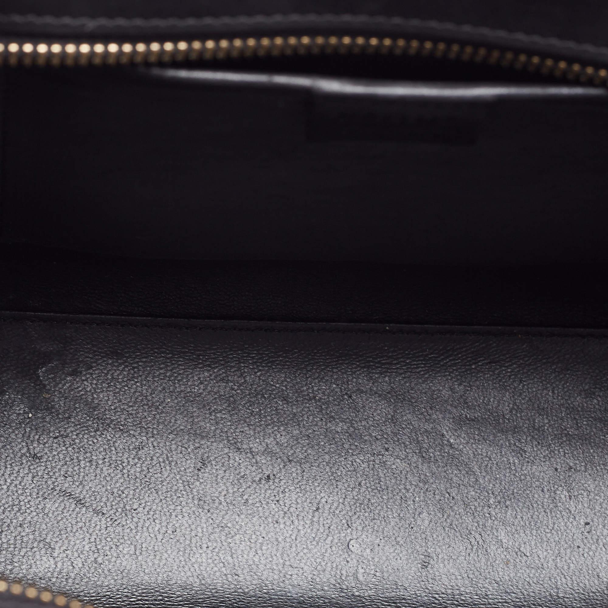 Tricolor Nubuck und Leder-Mini-Gepäcktasche von Celine im Angebot 10