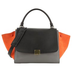 Celine Tricolor Trapeze Bag Leather Medium