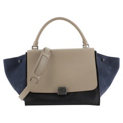 Celine Tricolor Trapeze Bag Leather Medium