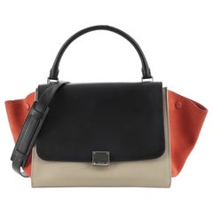 Celine Tricolor Trapeze Bag Leather Small