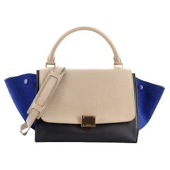 Celine Tricolor Trapeze Bag Leather Small