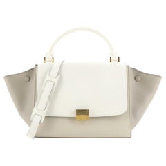 Celine Tricolor Trapeze Bag Leather Small