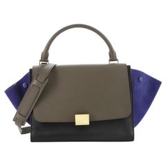 Celine Tricolor Trapeze Bag Leather Small