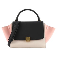 Celine Tricolor Trapeze Bag Leather Small