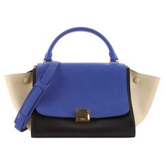 Celine Tricolor Trapeze Bag Leather Small