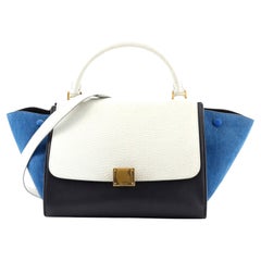 Celine Tricolor Trapeze Bag Leather Small