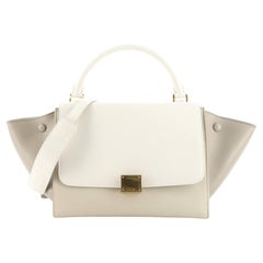 Celine Tricolor Trapeze Bag Leather Small