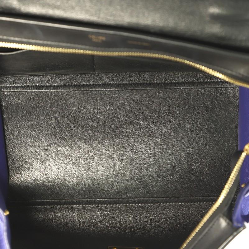 Celine Tricolor Trapeze Handbag Leather Medium 5
