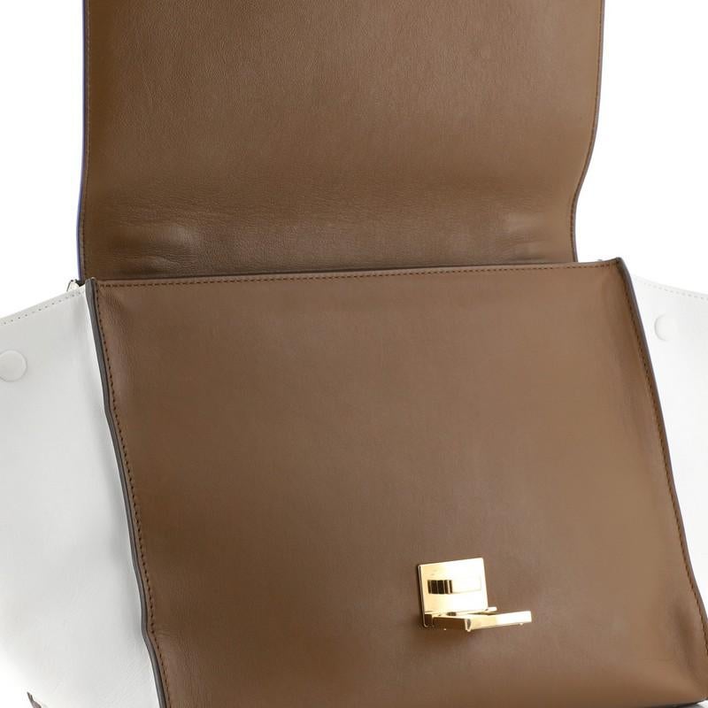Celine Tricolor Trapeze Handbag Suede Medium 2
