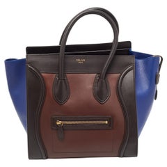 Celine - Mini sac cabas en cuir tricolore