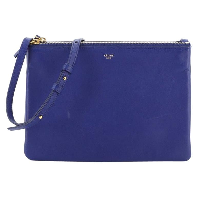 celine trio bag blue