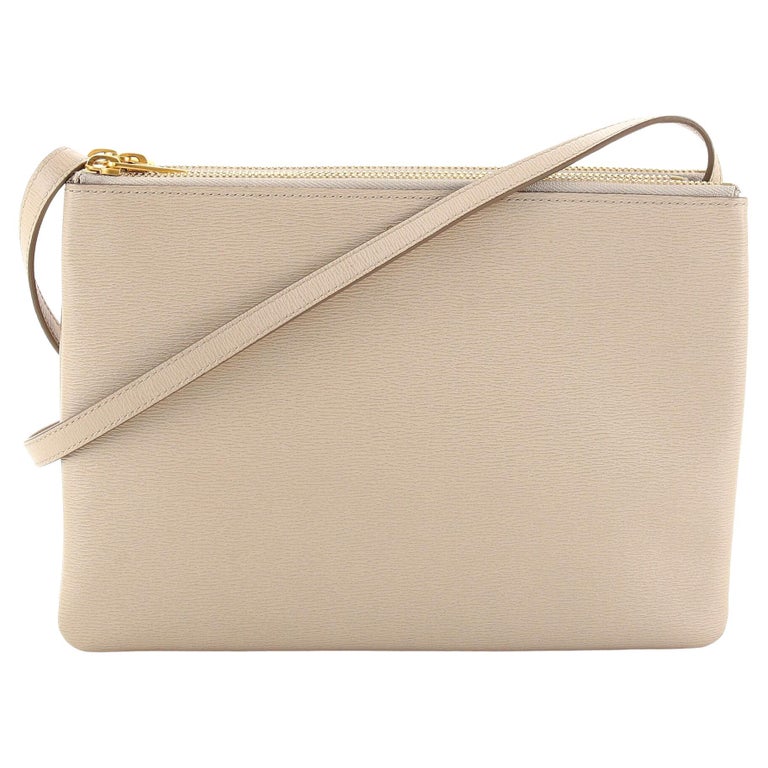 Celine Trio Crossbody Bag Leather Large For Sale at 1stDibs