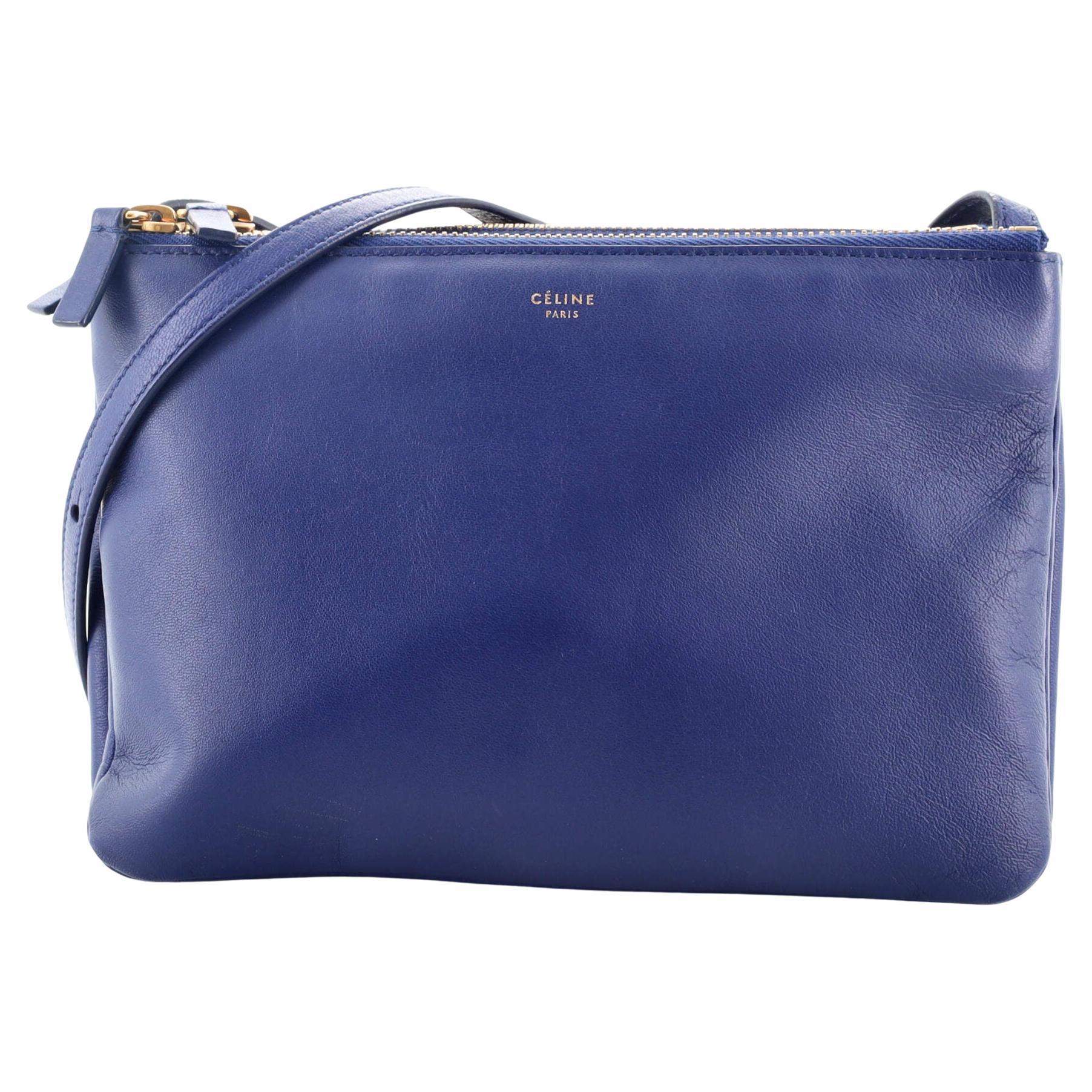 Crossbody-Tasche aus Leder von Celine Trio
