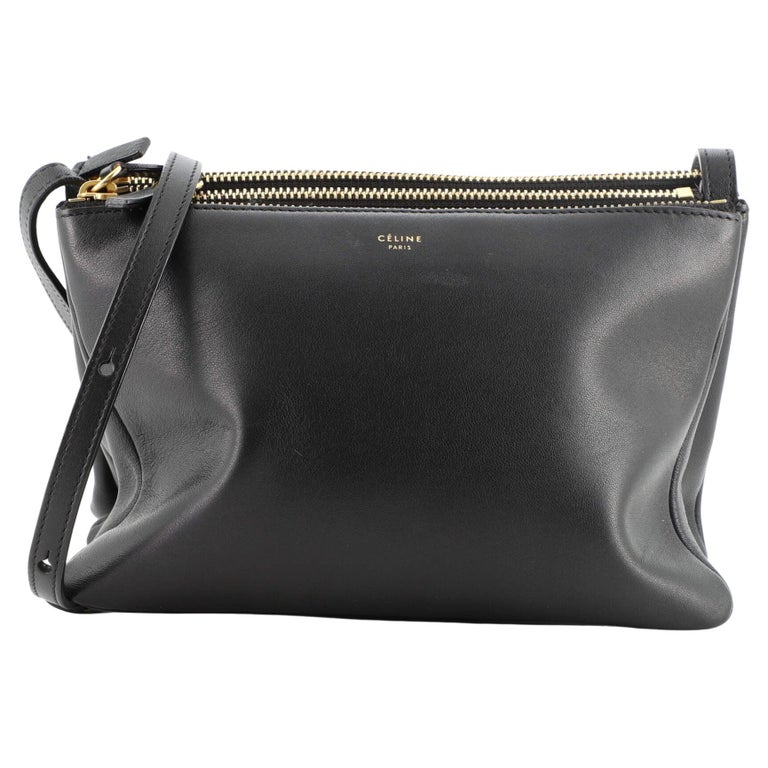 Celine Trio Crossbody Bag Leather Small at 1stDibs