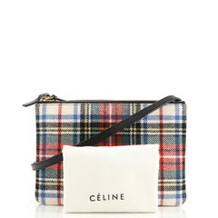 Celine Trio Crossbody Bag imprimé feutre petit modèle