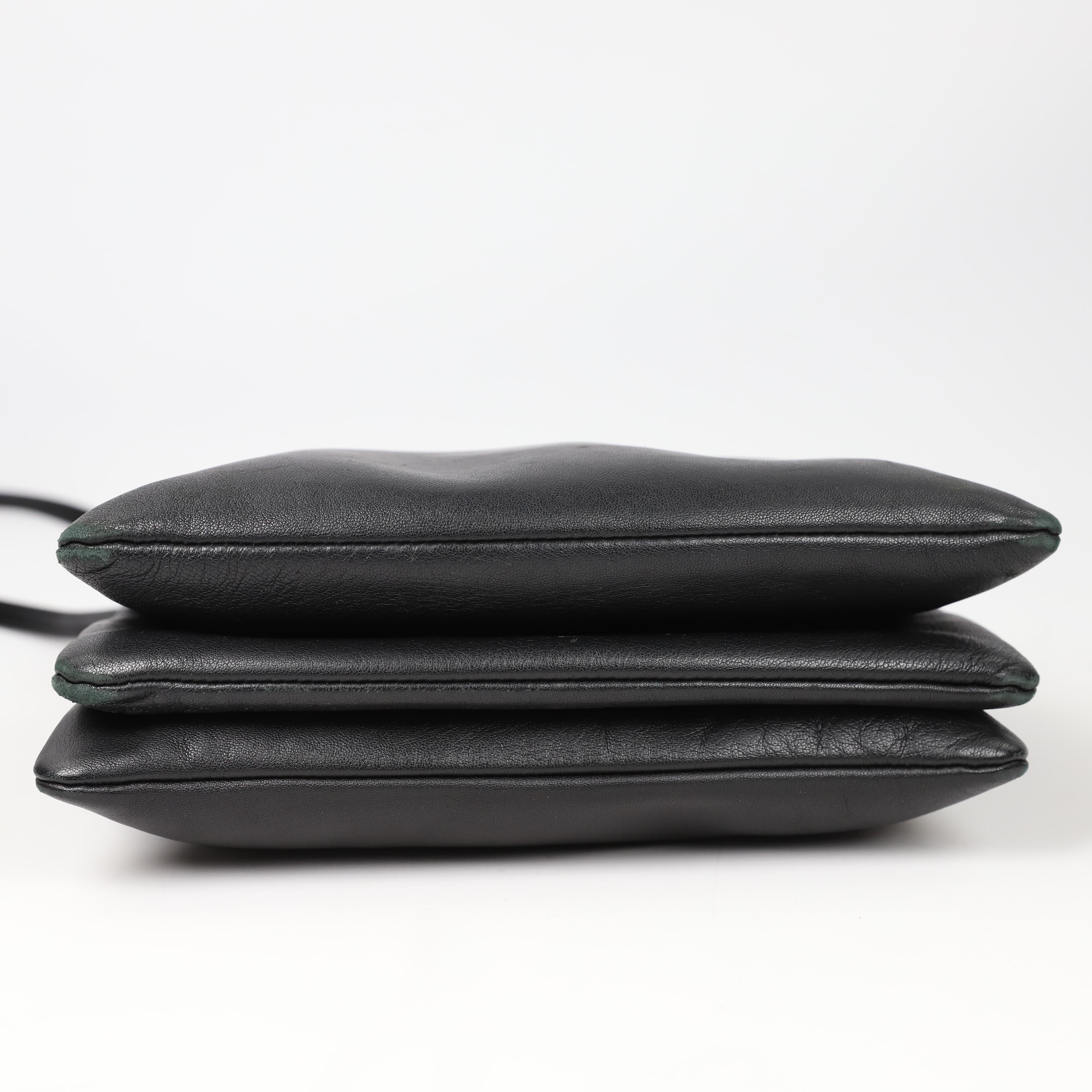 Celine Trio leather crossbody bag For Sale 12