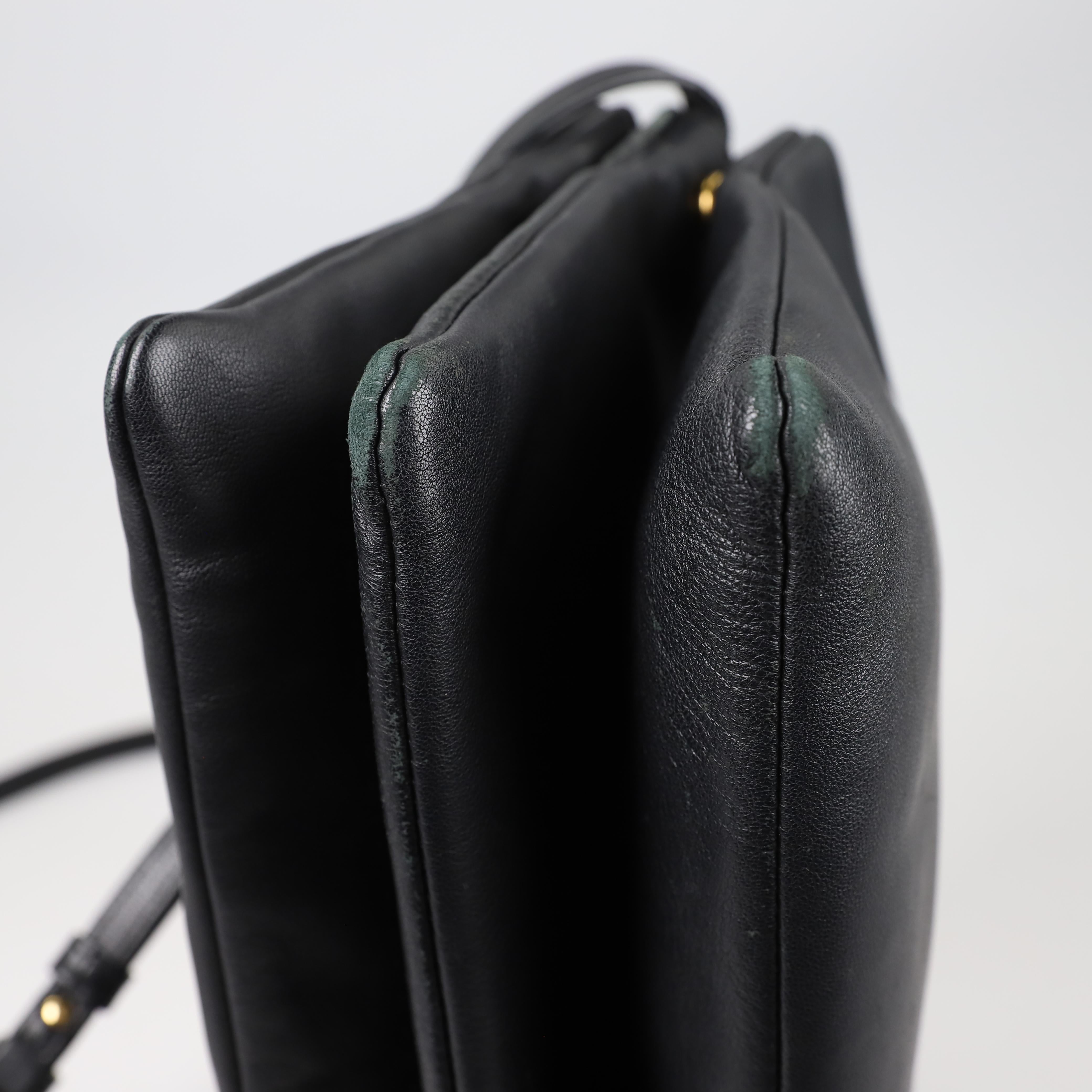 Celine Trio leather crossbody bag For Sale 4