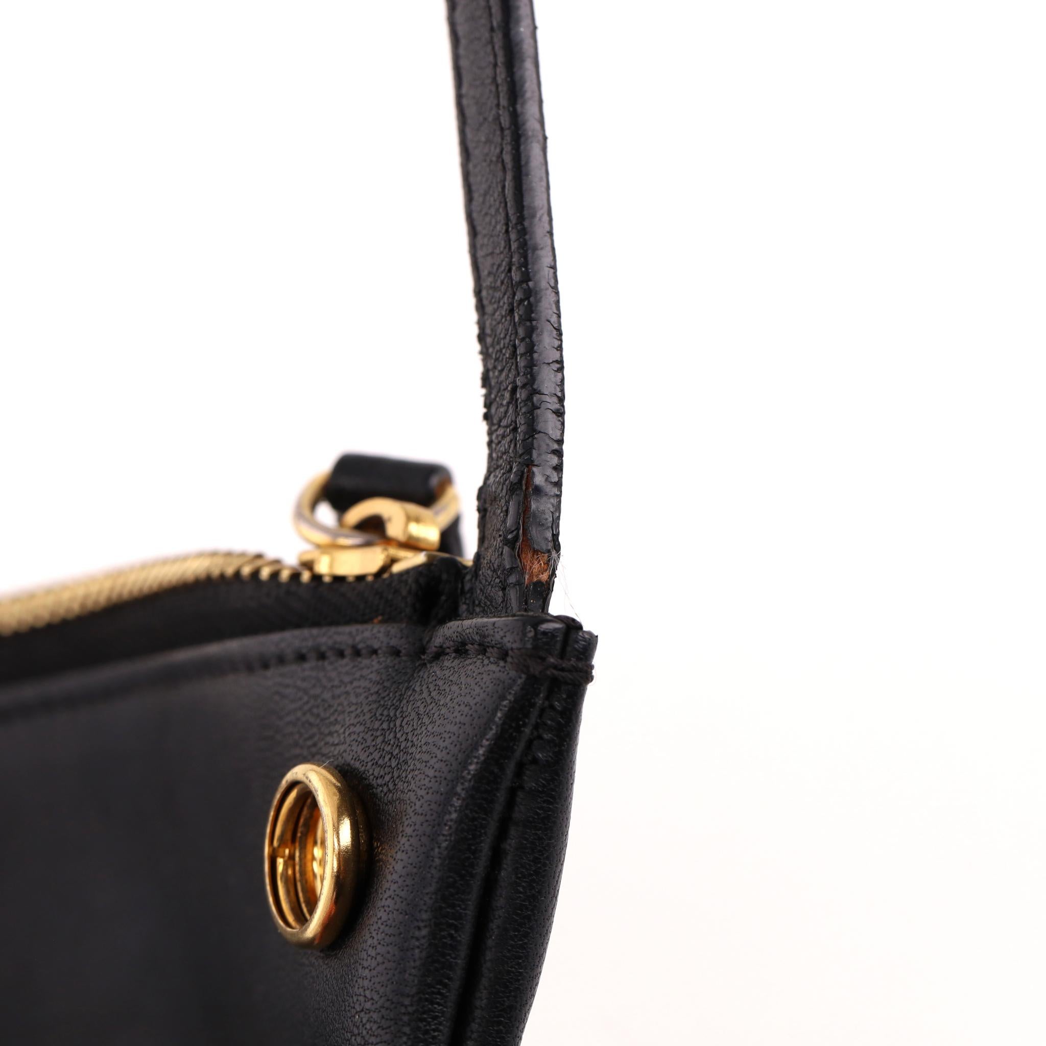 Celine Trio Leather Large Crossbody Bag en vente 5