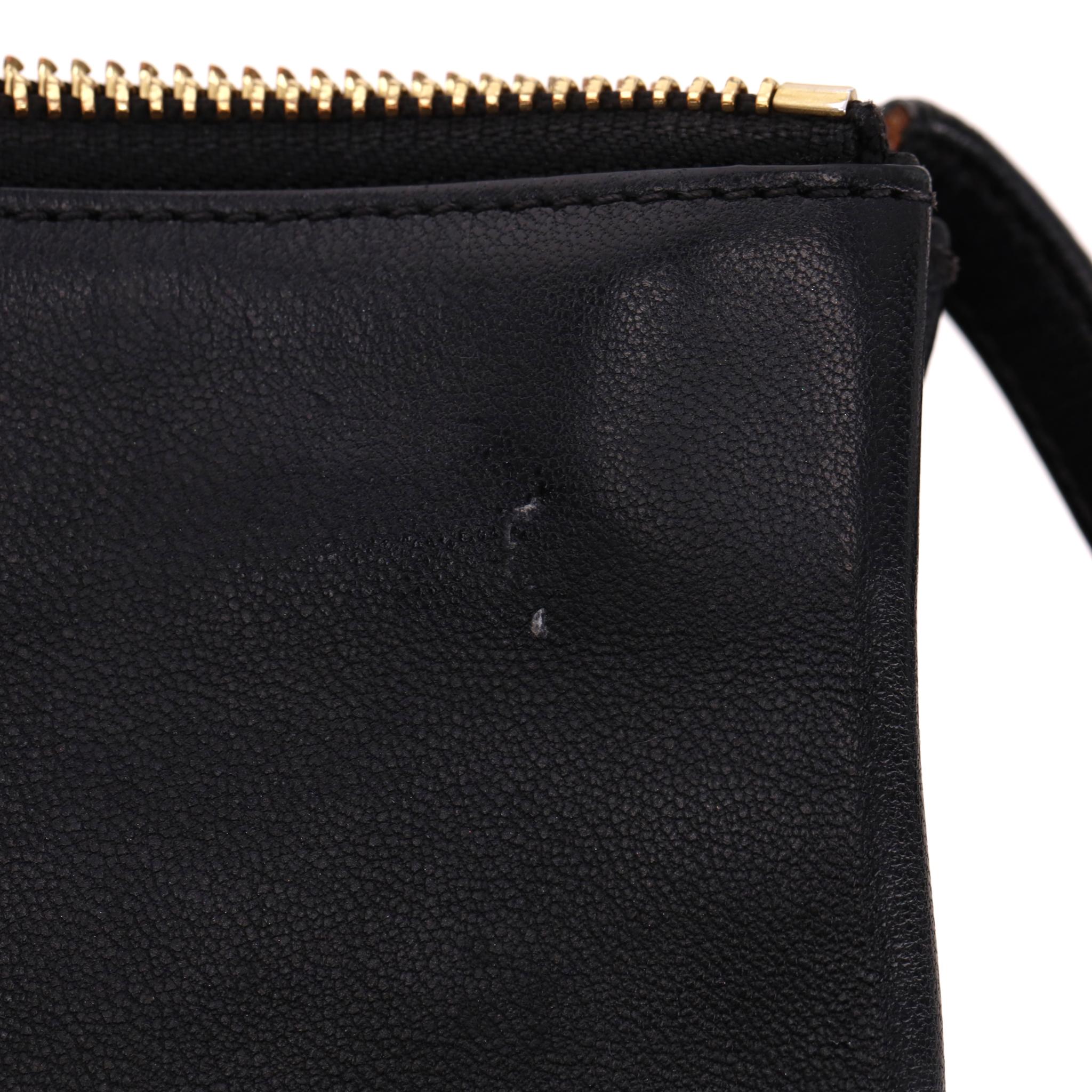 Celine Trio Leather Large Crossbody Bag en vente 7