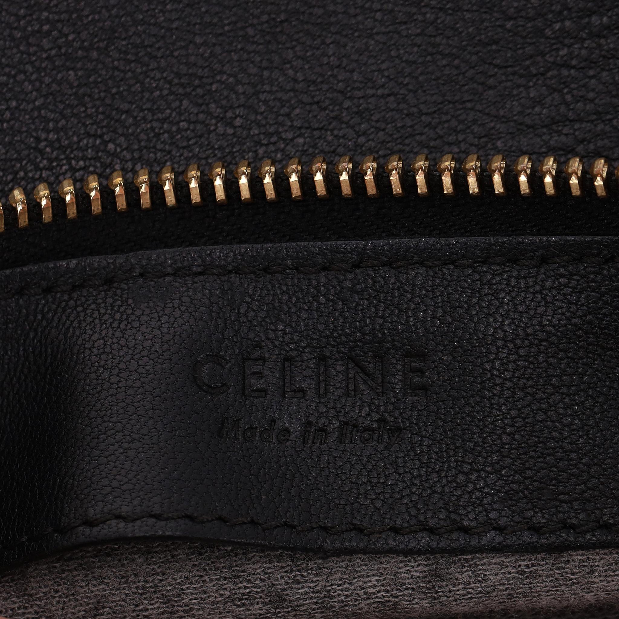Celine Trio Leather Large Crossbody Bag en vente 3