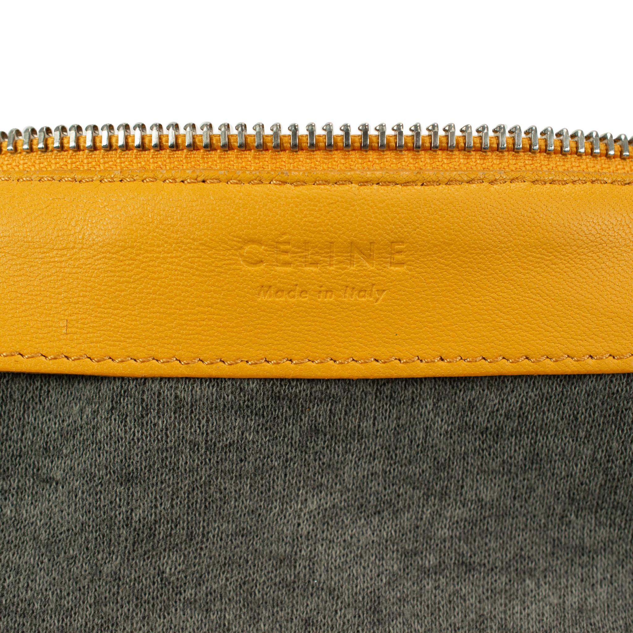 Celine Trio Neutral Multitone Colors Soft Leather Crossbody Bag in vendita 7