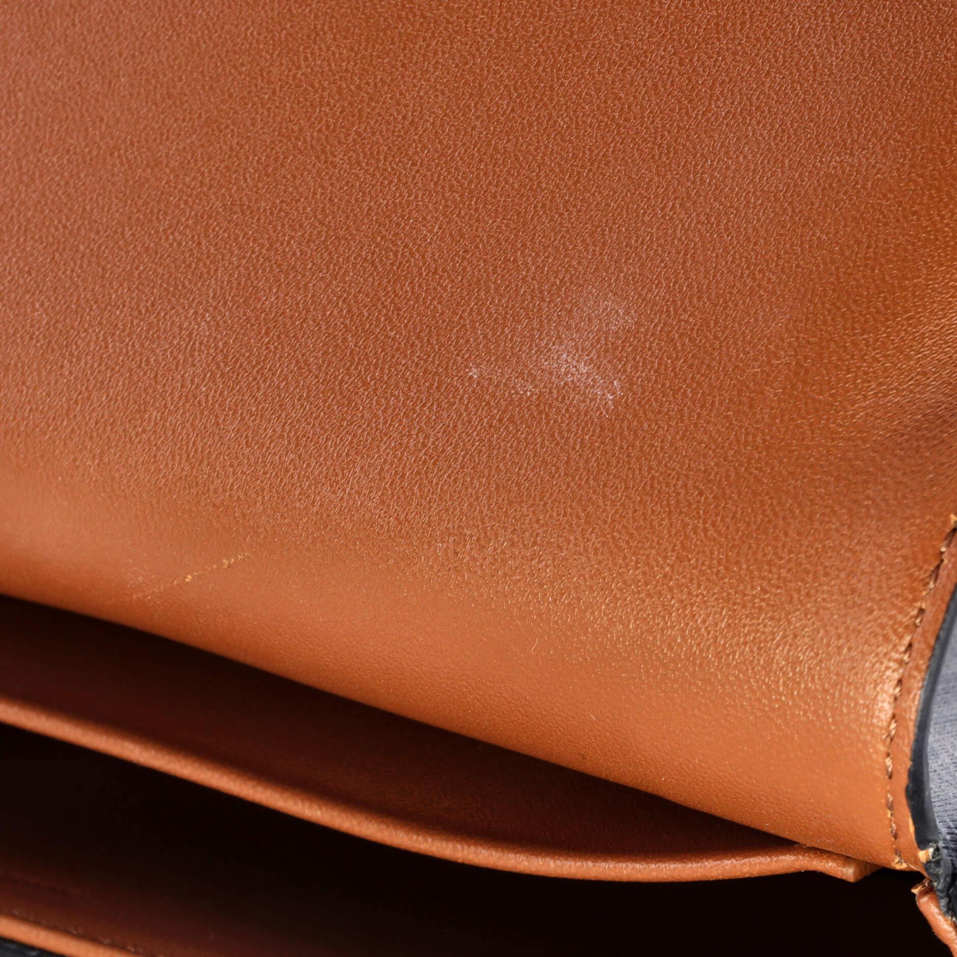 Celine Triomphe East-West Shoulder Bag Triomphe Coated Canvas For Sale 2