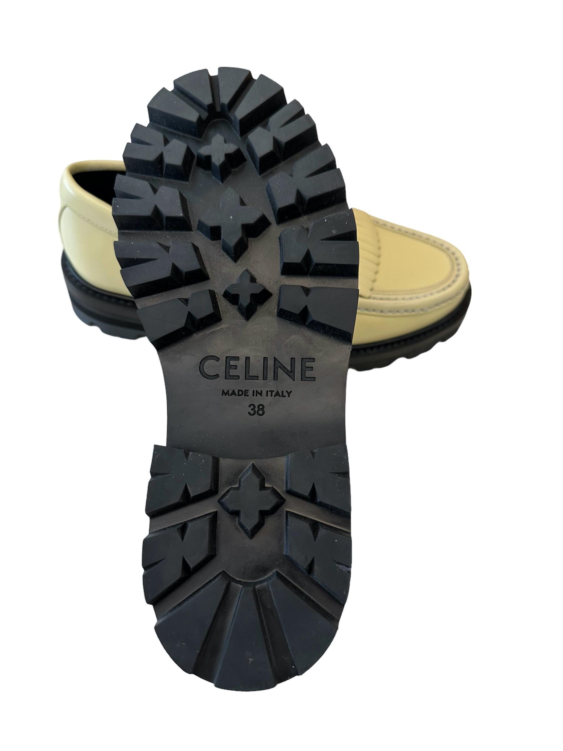 Women's or Men's Céline Triomphe Margaret Leather Loafers
