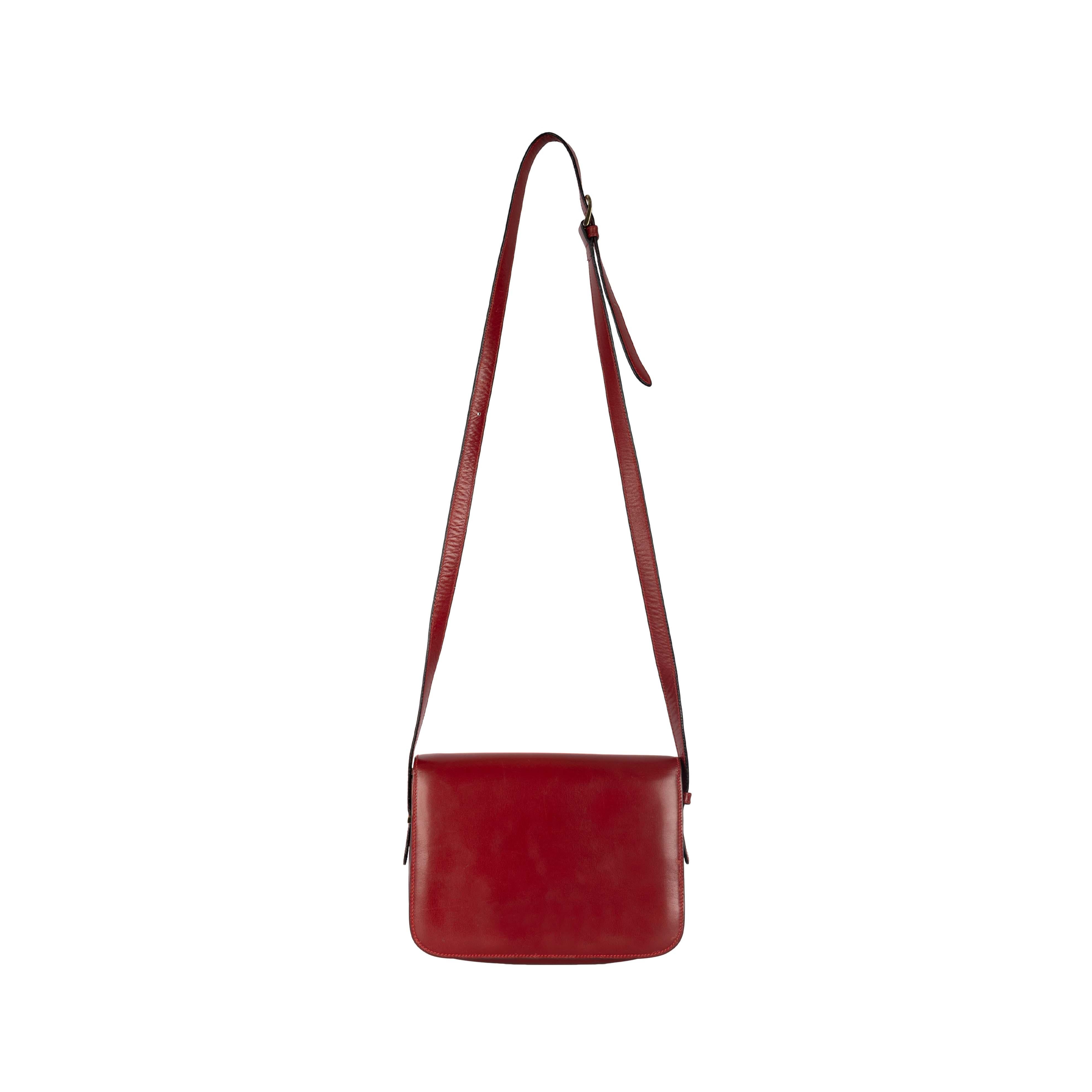 Brown Celine Triomphe Shoulder Bag - '10s For Sale
