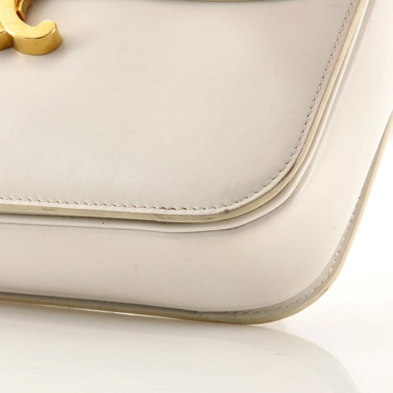 Celine Triomphe Shoulder Bag Smooth Calfskin Large at 1stDibs