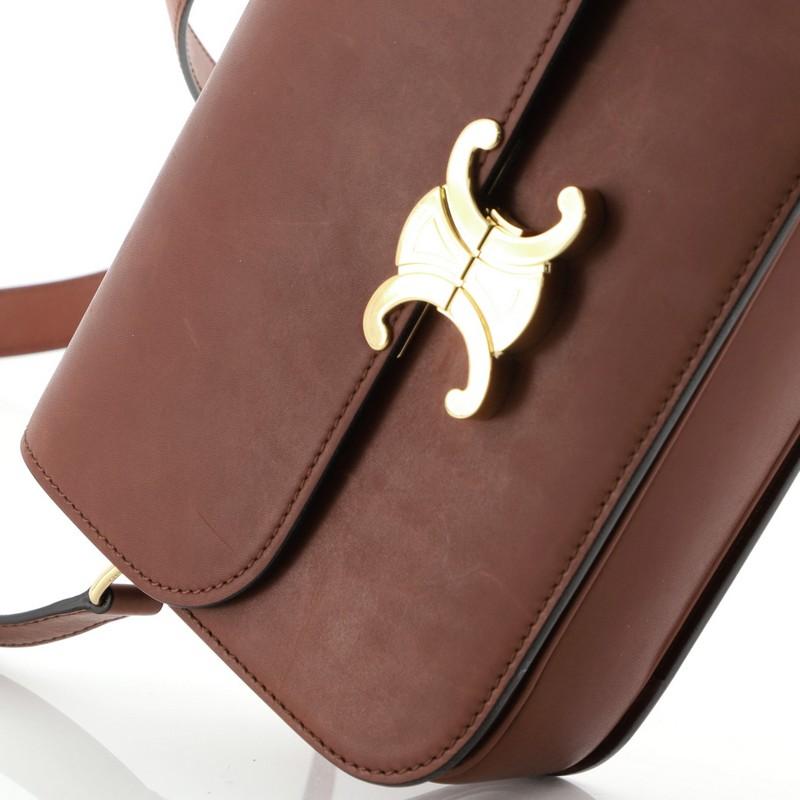 Celine Triomphe Shoulder Bag Smooth Calfskin Medium 2