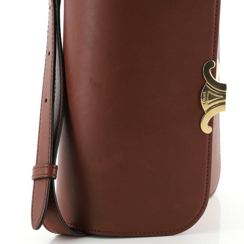 Celine Triomphe Shoulder Bag Smooth Calfskin Medium 3