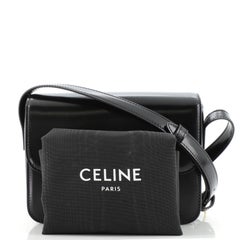 Celine Triomphe - Sac à bandoulière en cuir de veau lisse, adolescent